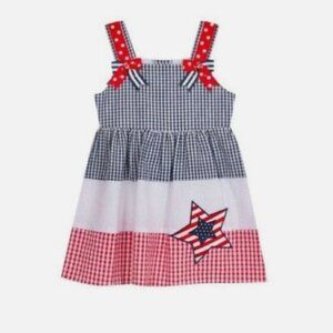 Counting Daisie's 12 Month USA Dress for 4th of July